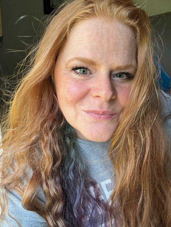 photo of a redheaded woman