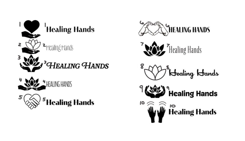 Digital Roughs of logo concepts