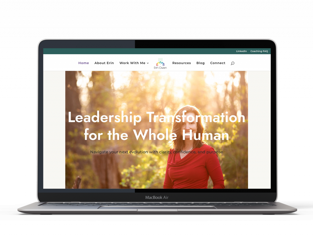 Screenshot of ErinOwen.com website